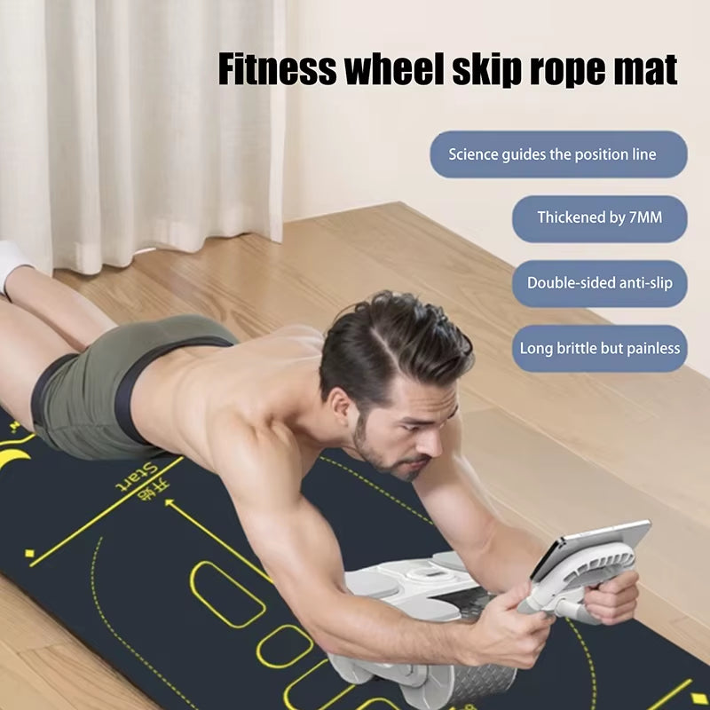 Yoga Mat for Men & Women, Non-Slip & Shock Absorbing, Ideal for Home Pilates, Floor Workouts