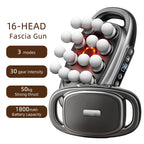 Revolutionary 16-Head High-Frequency Vibration Massage Gun for Comprehensive Muscle Relief and Relaxation