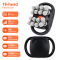 Revolutionary 16-Head High-Frequency Vibration Massage Gun for Comprehensive Muscle Relief and Relaxation