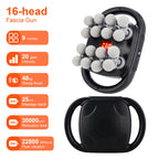 Revolutionary 16-Head High-Frequency Vibration Massage Gun for Comprehensive Muscle Relief and Relaxation