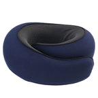 Portable U-Shaped Memory Foam Travel Pillow for Neck Support and Comfort During Breaks
