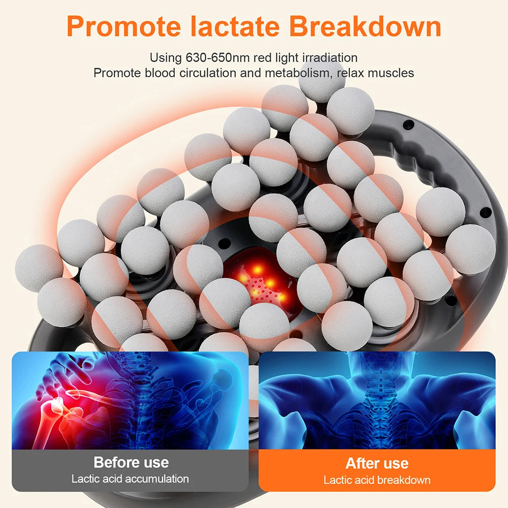 Experience Ultimate Muscle Relief with the 42-Head High-Frequency Vibration Deep Tissue Massage Gun for Total Body Relaxation