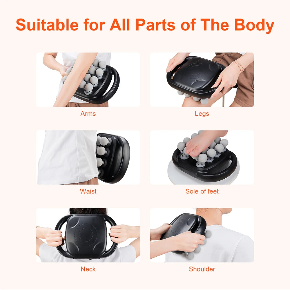 Revolutionary 16-Head High-Frequency Vibration Massage Gun for Comprehensive Muscle Relief and Relaxation