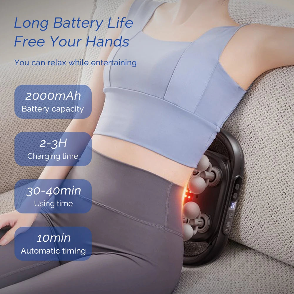 Revolutionary 16-Head High-Frequency Vibration Massage Gun for Comprehensive Muscle Relief and Relaxation