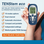 Tens Unit Muscle Stimulator 16 Massage Mode Tens EMS Machine Device Touchscreen Massager Intensity Deep Tissue Shoulder Pain Rel