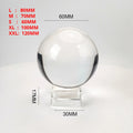 Elevate Your Decor with Our Premium K9 Crystal Glass Ball (60mm/70mm/80mm/100mm/120mm) - Includes Stand for Stunning Photography and Home Accents