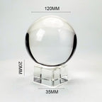 Elevate Your Decor with Our Premium K9 Crystal Glass Ball (60mm/70mm/80mm/100mm/120mm) - Includes Stand for Stunning Photography and Home Accents