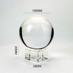 Elevate Your Decor with Our Premium K9 Crystal Glass Ball (60mm/70mm/80mm/100mm/120mm) - Includes Stand for Stunning Photography and Home Accents
