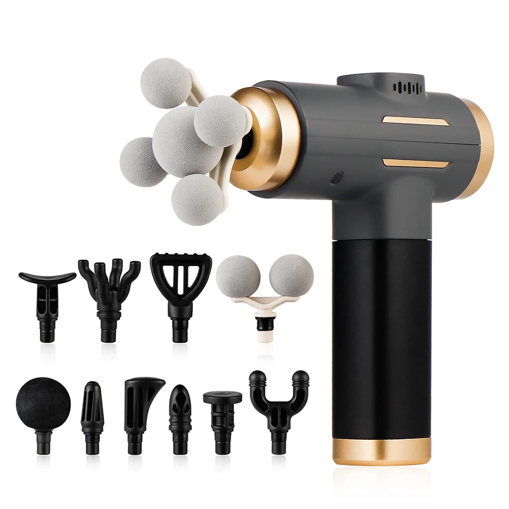 Unlock Deep Tissue Relief with the 11-in-1 High-Performance Massage Gun – 99 Adjustable Levels for Ultimate Muscle Recovery