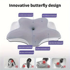 Transform Your Sleep with Our Butterfly Shaped Memory Foam Cervical Pillow - Ultimate Neck Support for Pain Relief and Relaxation
