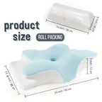 Transform Your Sleep with Our Butterfly Shaped Memory Foam Cervical Pillow - Ultimate Neck Support for Pain Relief and Relaxation