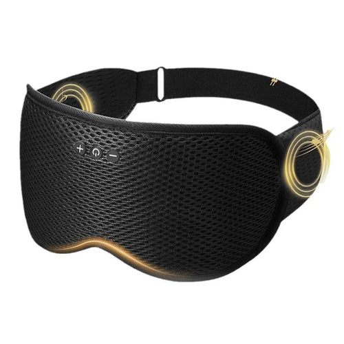Discover the Ultimate 3D Bluetooth Wireless Sleeping Headphones with Adjustable Blindfold - Soft, Washable, and Perfect for Handsfree Calling!