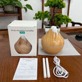 Elevate Your Space with the 350ML Ultrasonic Essential Oil Diffuser - Remote Control & 7-Color LED Light