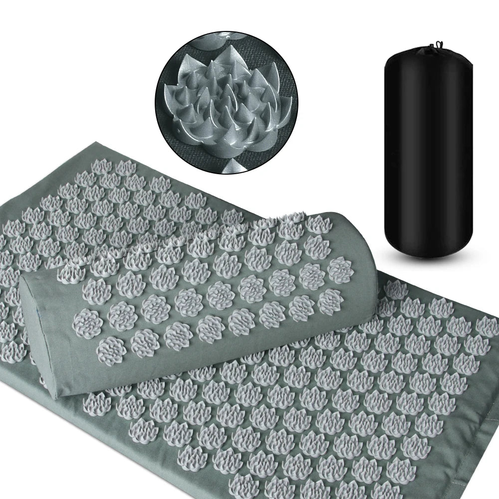 Revitalize Your Body with the Shiatsu Acupressure Massage Mat - Perfect for Fitness, Yoga, and Pilates Enthusiasts
