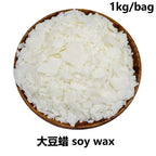 500G/1Kg Pure Soy Wax Paraffin Material Pre-Soy Wax-Core Pigments Aromatherapy Pure Paraffin Wax DIY Handmade Candles Crafts