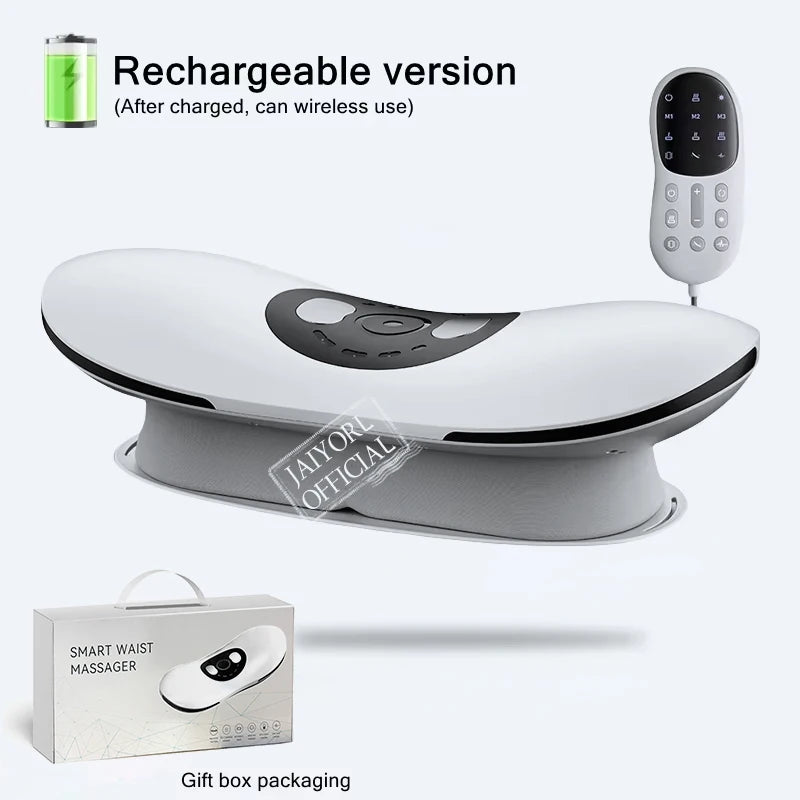 Revolutionary Electric Lumbar Traction Massager with Soothing Heat and Customizable Intensity for Ultimate Back Relief