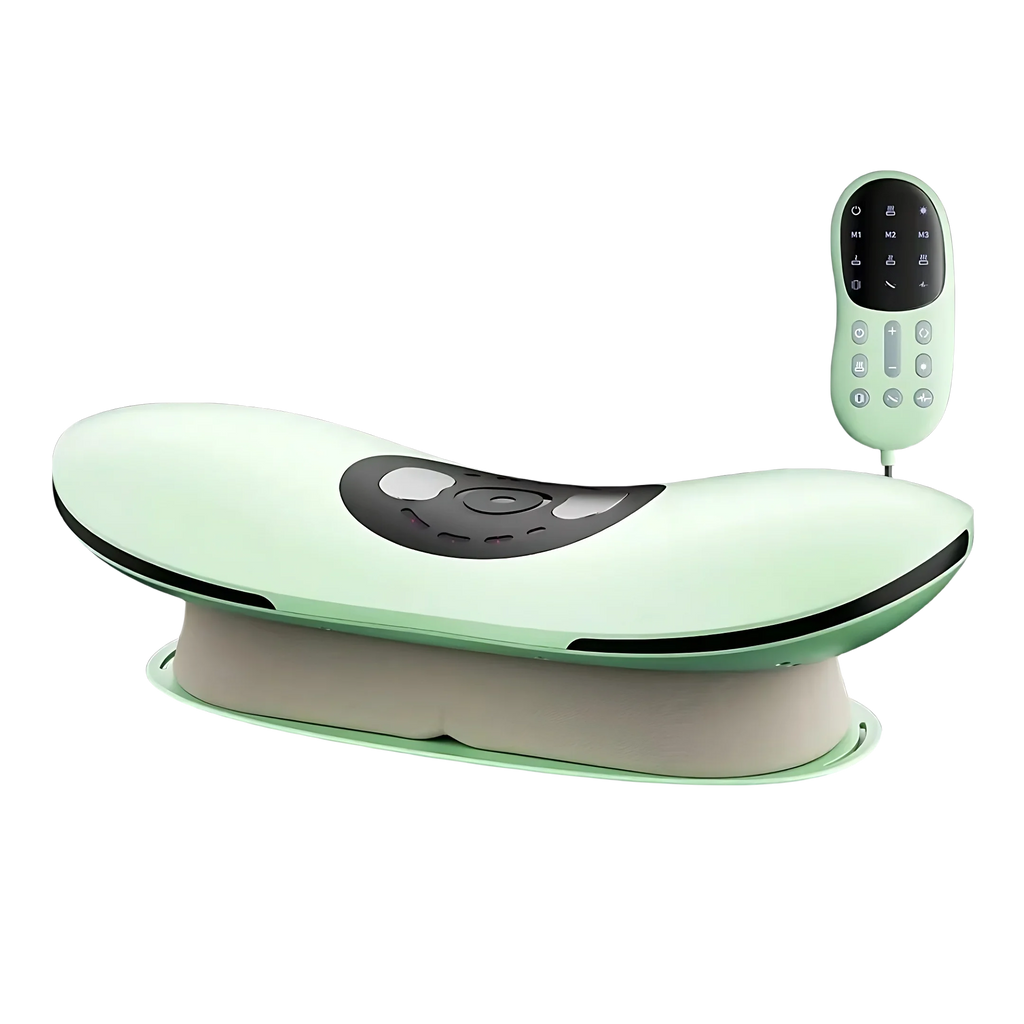 Revolutionary Electric Lumbar Traction Massager with Soothing Heat and Customizable Intensity for Ultimate Back Relief
