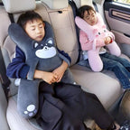 Ultimate Car Neck Pillow with Seat Belt Safety for Kids - Comfort & Support for Long Journeys