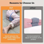 Ultimate Orthopedic Memory Foam Knee Support Pillow for Side Sleepers - Alleviate Sciatica and Hip Pain at Home or on the Go