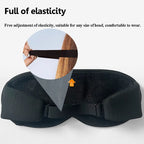 Discover the Ultimate 3D Bluetooth Wireless Sleeping Headphones with Adjustable Blindfold - Soft, Washable, and Perfect for Handsfree Calling!