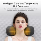 Revolutionary Electric Neck Massager Pillow with Soothing Heat, Vibration, and Cervical Stretching for Ultimate Comfort and Relief