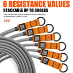 Unleash Your Strength: Advanced Resistance Belt Set with Comfortable Handles for Ultimate Home Fitness