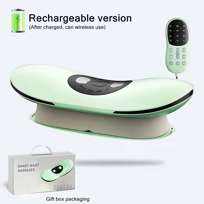 Revolutionary Electric Lumbar Traction Massager with Soothing Heat and Customizable Intensity for Ultimate Back Relief