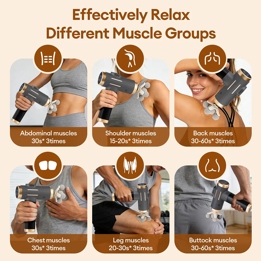 Unlock Deep Tissue Relief with the 11-in-1 High-Performance Massage Gun – 99 Adjustable Levels for Ultimate Muscle Recovery