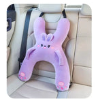 Ultimate Car Neck Pillow with Seat Belt Safety for Kids - Comfort & Support for Long Journeys