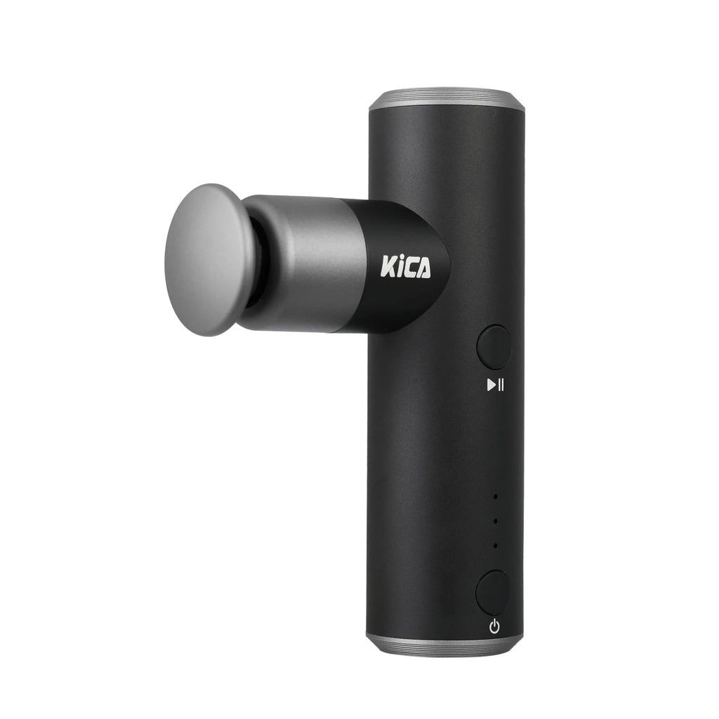 Elevate Your Recovery with the Kica Mini 2 Fascia Gun - Lightweight, Portable Massage Device with 3000 RPM and 3 Customizable Heads for Optimal Muscle Relief