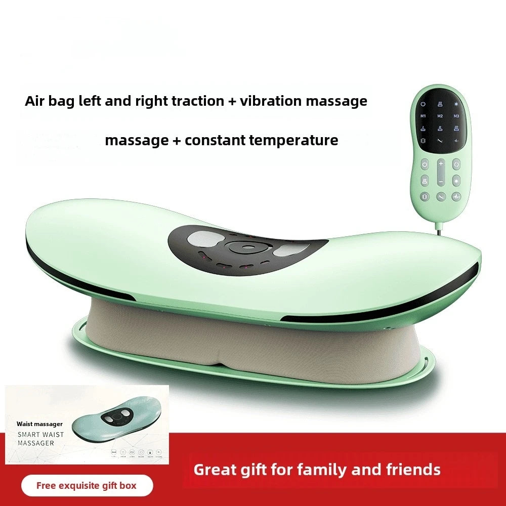 Revolutionary Electric Lumbar Traction Massager with Soothing Heat and Customizable Intensity for Ultimate Back Relief