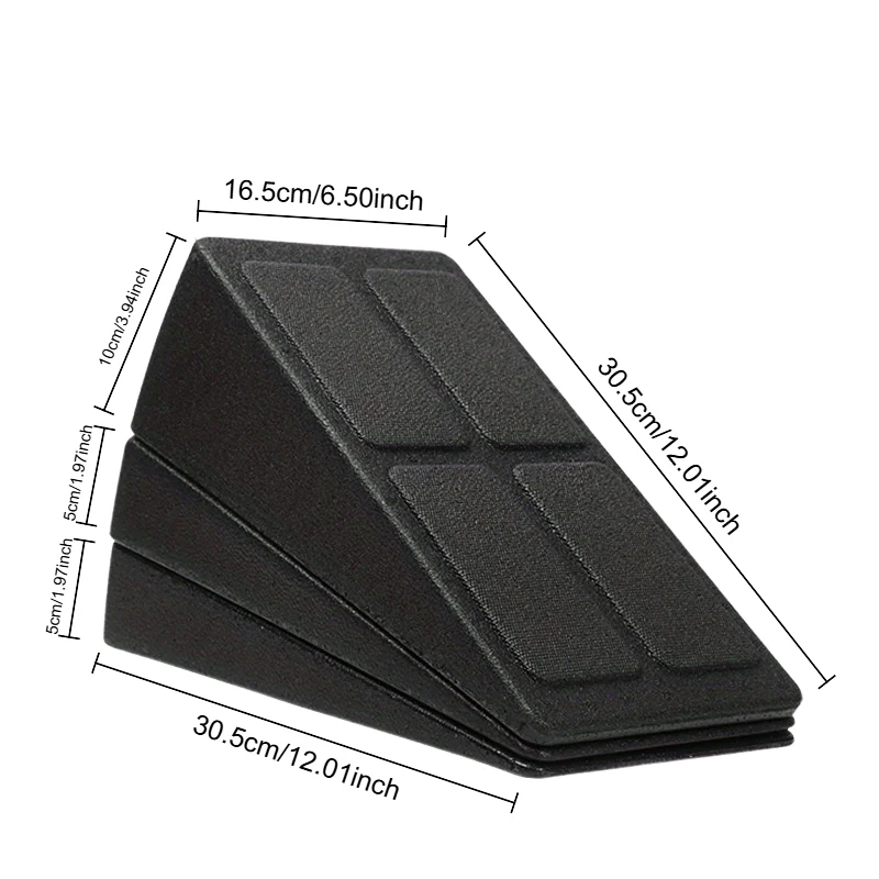 Elevate Your Fitness Routine with Our Adjustable 3-Piece Yoga Block Set - Perfect for Calf and Foot Stretching!
