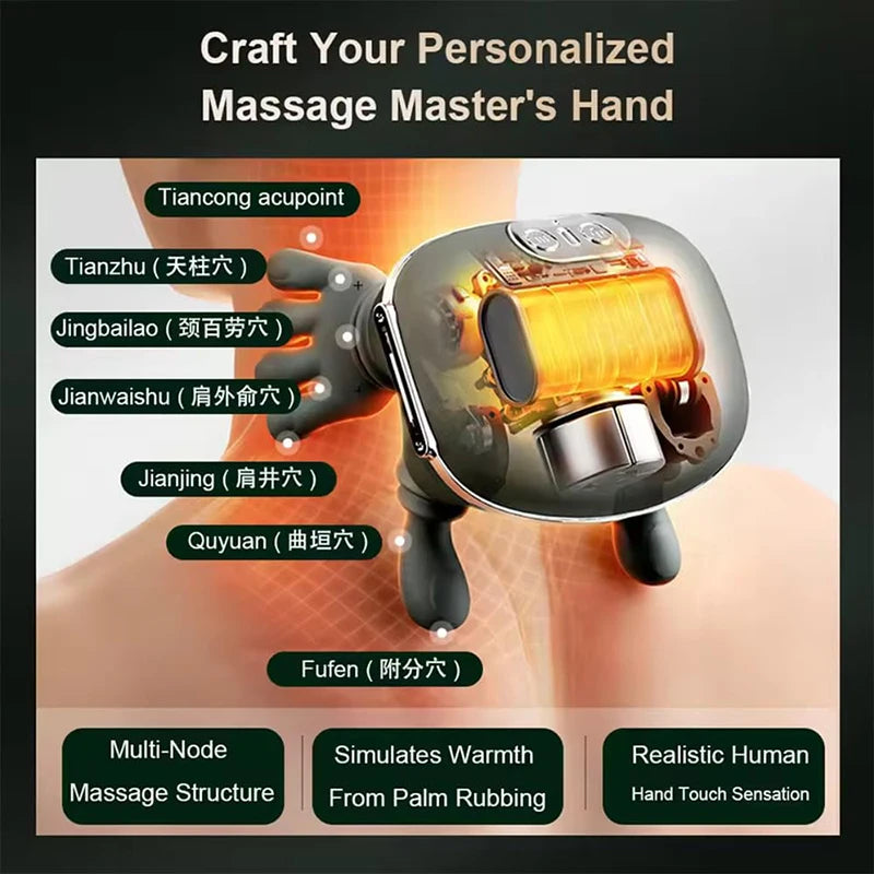 Experience Ultimate Relaxation with the 2026 Bionic Neck and Shoulder Massager N7 - Advanced Kneading and 3 Adjustable Modes for Total Muscle Relief