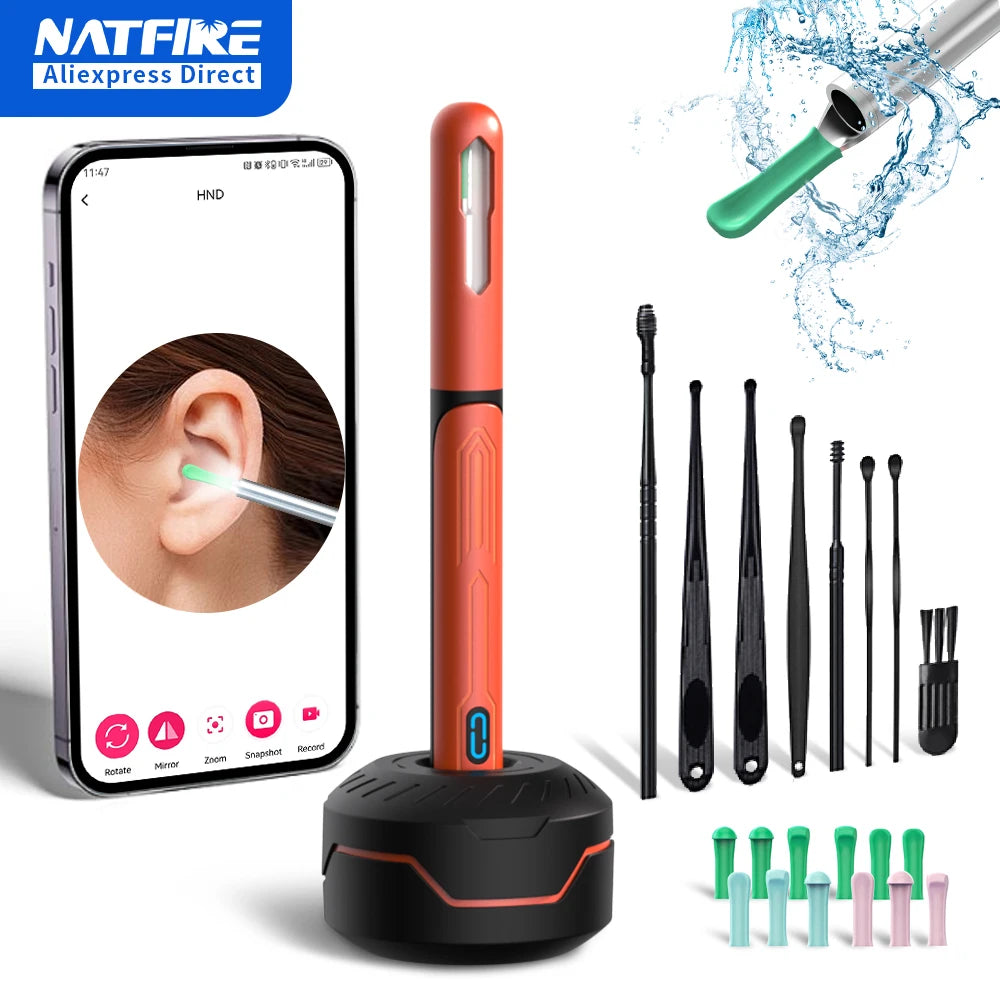 Revolutionary Ear Cleaning Set with HD Camera: Ultimate Otoscope and USB-C Endoscope for Effortless Wax Removal