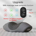 Revolutionary Electric Neck Massager Pillow with Soothing Heat, Vibration, and Cervical Stretching for Ultimate Comfort and Relief