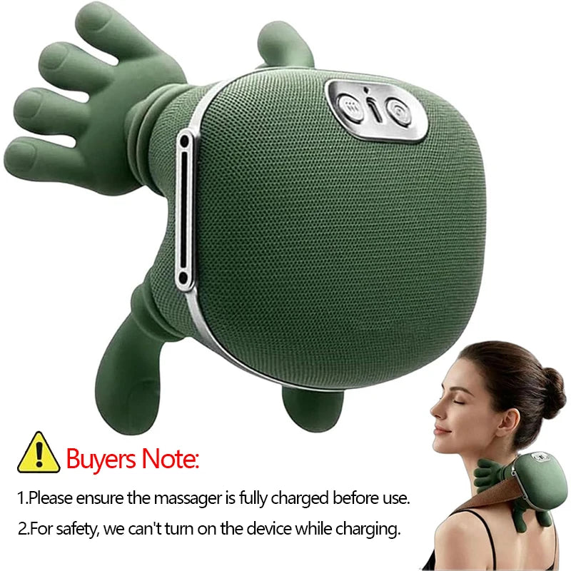 Experience Ultimate Relaxation with the 2026 Bionic Neck and Shoulder Massager N7 - Advanced Kneading and 3 Adjustable Modes for Total Muscle Relief
