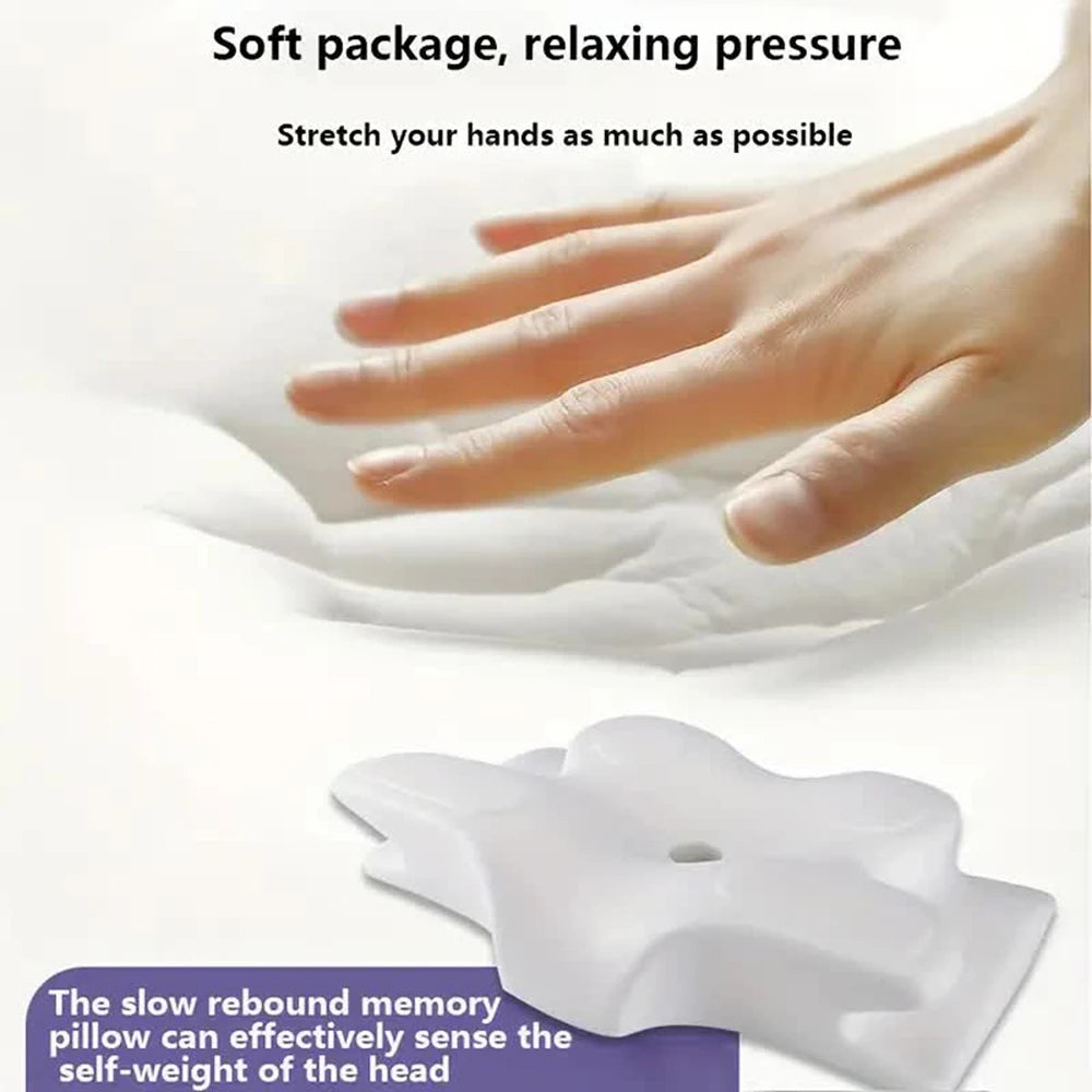 Transform Your Sleep with Our Butterfly Shaped Memory Foam Cervical Pillow - Ultimate Neck Support for Pain Relief and Relaxation