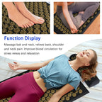 Revitalize Your Body with the Shiatsu Acupressure Massage Mat - Perfect for Fitness, Yoga, and Pilates Enthusiasts
