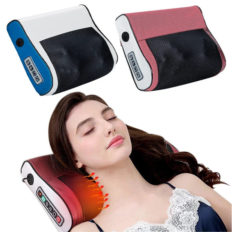Revitalize Your Neck and Shoulders with Our Adjustable Hot Compress and Kneading Massager for Ultimate Home Relaxation