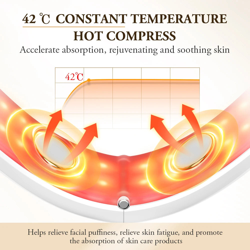 Revolutionary V-Face Lifting Device: EMS Technology for Double Chin Reduction, Facial Slimming, and Rejuvenating Light Therapy