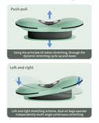 Revolutionary Electric Lumbar Traction Massager with Soothing Heat and Customizable Intensity for Ultimate Back Relief