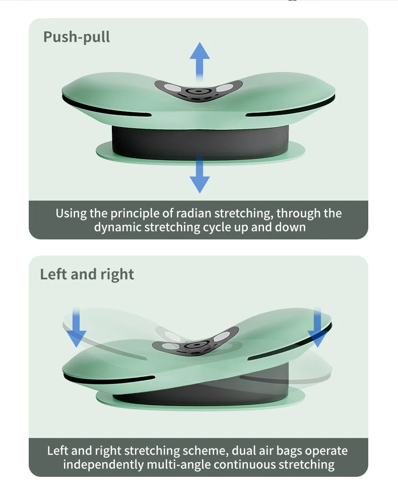 Revolutionary Electric Lumbar Traction Massager with Soothing Heat and Customizable Intensity for Ultimate Back Relief