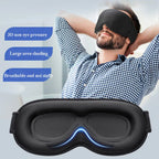 Discover the Ultimate 3D Bluetooth Wireless Sleeping Headphones with Adjustable Blindfold - Soft, Washable, and Perfect for Handsfree Calling!