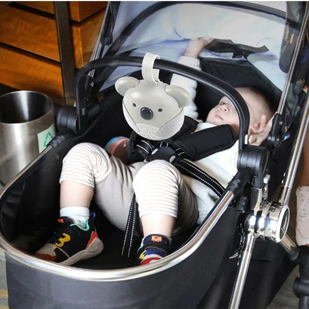 Transform Your Baby's Sleep with the Ultimate Portable White Noise Machine Featuring 5 Soothing Melodies and Automatic Shutdown