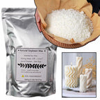 500G/1Kg Pure Soy Wax Paraffin Material Pre-Soy Wax-Core Pigments Aromatherapy Pure Paraffin Wax DIY Handmade Candles Crafts