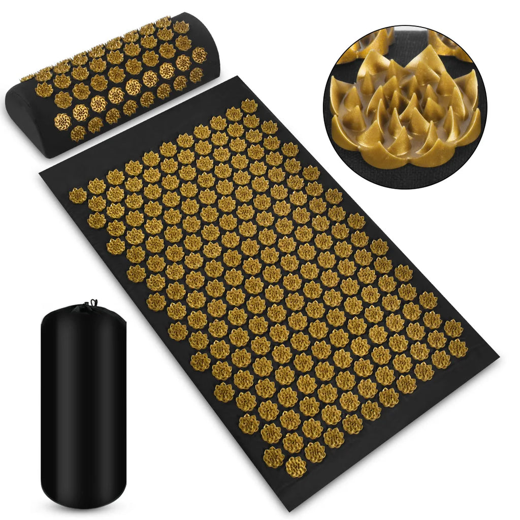 Revitalize Your Body with the Shiatsu Acupressure Massage Mat - Perfect for Fitness, Yoga, and Pilates Enthusiasts