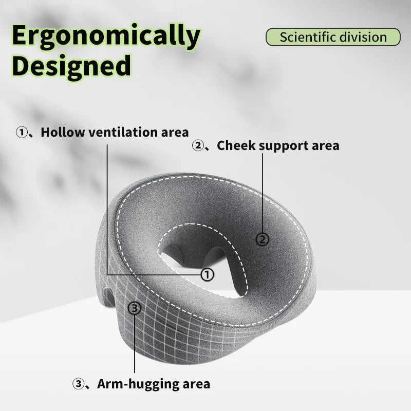 Ultimate Comfort with Our Ergonomic Memory Foam Pillow - Perfect for Head and Body Support in Beauty Salons