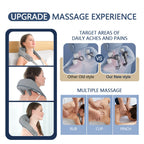 Revitalize Your Day with the 26W Wireless Neck and Shoulder Massager - Ultimate Kneading Relief for Trapezius and Cervical Tension