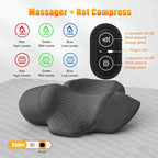 Revolutionary Electric Neck Massager Pillow with Soothing Heat, Vibration, and Cervical Stretching for Ultimate Comfort and Relief