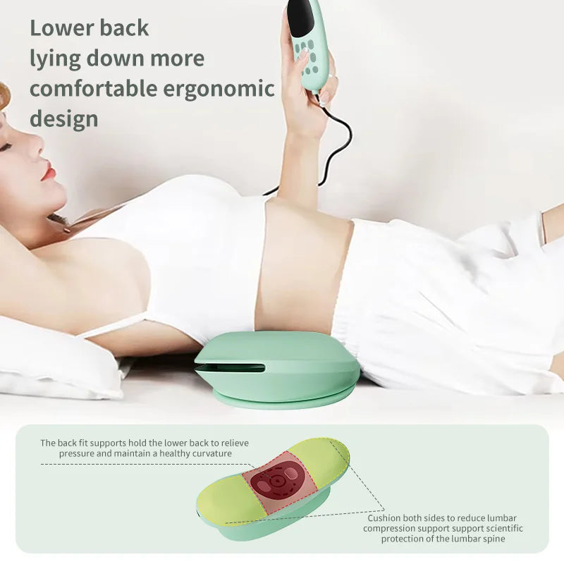 Revolutionary Electric Lumbar Traction Massager with Soothing Heat and Customizable Intensity for Ultimate Back Relief